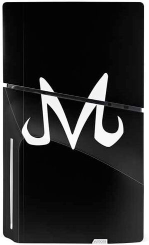 Skinit Decal Gaming Skin Compatible with PS5 Slim Disk Console - Officially Licensed Dragon Ball Z Goku & Vegeta Design in Saudi Arabia