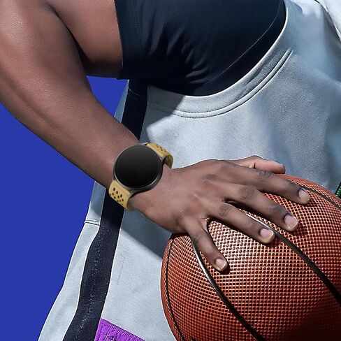 نطاقات تنفس متوافقة مع Garmin Venu 3S/Venu 2S/Vivoactive 4S/Vivomove 3S ، SILICONE SILICONE STRAP حزام بديل ناعم لـ Garmin Forerunner 255S/255S MUSIC/265S WONEN in Kuwait