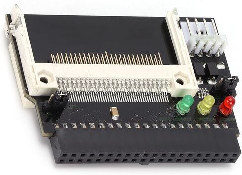 IDE 40Pin CF to IDE Converter Module Sturdy Adapter with LED Indicators for Hard Disk Drive 5.0V/3.3V, for Data Storage Upgrade Material: PCB (Dual use) in Kuwait