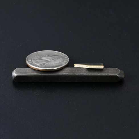ABBECIAO 1/2 "× 5/8" علامات بقرة صغيرة نحاسية ختم الفراغات علامات أذن الماشية لختم القلادة صنع 14ga. سميكة - حزمة من 12 in Saudi Arabia