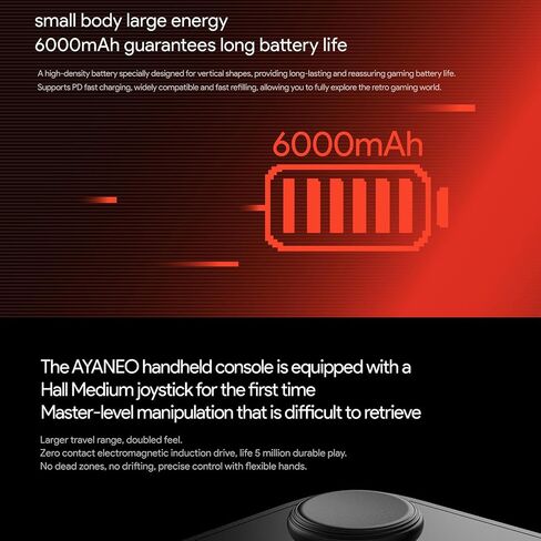 AYA NEO Pocket DMG: Handheld Gaming Console with 3.92" OLED Display, 12GB RAM, 256GB Storage, Wi-Fi 6, Bluetooth 5.3, Snapdragon G3x Gen 2, Android 13, 6000mAh Battery in Saudi Arabia