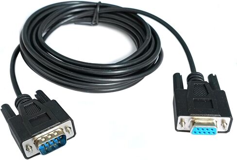 940-0024 DB9F RS232 to DB9M Communication Cable for APC Smart-UPS SUA1000 SUA1500 Serial Cable, 6FT,Black(Replacement Cable) in Kuwait