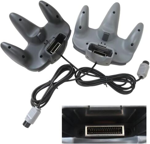 Amour Preserveyy 2025 New 2 Pack Classic for N64 Controller ، Wired for N64 Uperved Bownstick for N64 Video Game Console (Black & Gray) in Kuwait