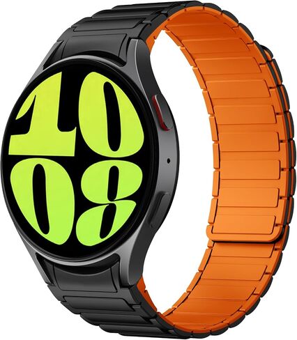 لا يوجد فرقة مغناطيسية لا توجد فجوة متوافقة مع Samsung Galaxy Watch 7/6/5/4/Fe 40mm 44mm/Galaxy Watch 4 6 Classic 47mm 46mm 43mm 42mm/Watch 5 Pro 45mm ، in Kuwait