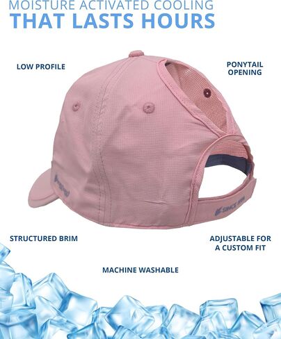 FROGG TOGGS Women's Women's Chilly Pro Performance Cooling Ponytail Cap in Kuwait