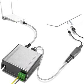 for Starlink Ethernet Adapter Gen 3 – High-Performance PoE Injector and 12V Power Converter – Ideal for Home, RV, and Remote Work