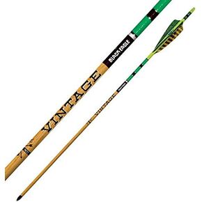 Black Eagle Vintage Crested Feathers Green and Yellow - .005" 6 Pack - 350