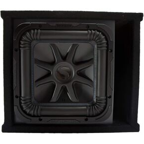 Kicker 44L7S152 Solobaric 15 "SPERWOOFER SPEX L7 DUAL 2 OHM ، SOLOSQ1X15V Single 15" مربع مربع مربع مربع مربع L7 و Harmony HA-24-Wire 24 "سلك مع .205" مجلة مجسمة ونهاية لحام-تم تجديدها-تم تجديدها-