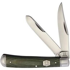 Rough Ryder Trapper Green Micarta RR1990
