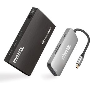 تتضمن حزمة HUB Thunderbolt 4 القابلة للربح USB-C إلى محول HDMI 4K ومحول 7-in-1 متعددة ، وشحن الكمبيوتر المحمول 60W ، متوافق مع أجهزة Mac و Windows المحمولة ، وأجهزة Thunderbolt 3 أو 4 ، و USB4