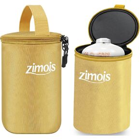 Isobutane Fuel Canister and Stove Carry Bag Compatible with Fire-Maple Fixed Star 1" Portable Propane Camping Stove,Outdoor Grill Storage Case for Camping,Tailgating, Grilling, Bag Only,Black