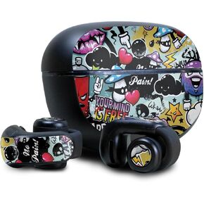 Headphone Skin Compatible with Bose Ultra Open Earbuds - Oddballs - Premium 3M Vinyl Protective Wrap Decal Cover - Easy to Apply | Crafted in The USA by MightySkins