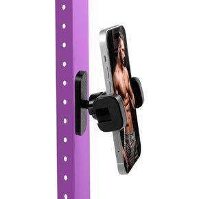 Magnetic Phone Holder for Gym, 360° Rotatable Gym Phone Holder and Magnet Phone Mount, Magnet Tripod for iPhone, Gym Accessories for Women and Men, Gym Gifts