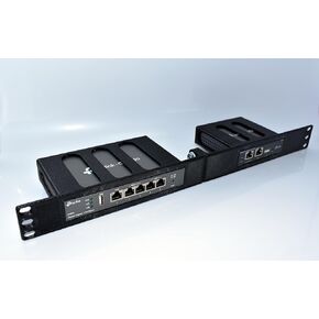 Network Rack Mount Kit, 1U, Compatible with ER605 Router and OC200 Controller, Black