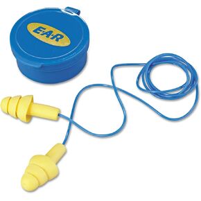 3M E-A-R UltraFit Earplugs 340-4002, Corded, Carrying Case