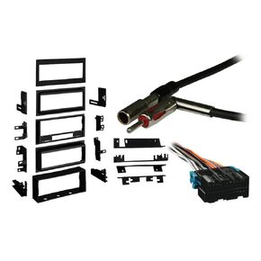 Harmony Audio Compatible with Chevy S 10 Pickup 1989 1990 1991 1992 1993 Single DIN Stereo Harness Radio Install Dash Kit Package