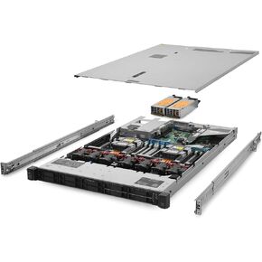 TechMikeNY Server 2.10Ghz 32-Core 64GB 2X 480GB SSD 8X Caddies Rails ProLiant DL360 G10 (Renewed)