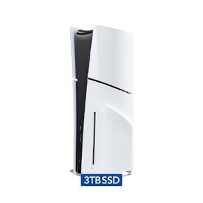 PlayStation 5 Slim Disc مع تخزين 3 تيرابايت SSD ، وحدة التحكم فقط - نظام ألعاب PS5 ، أبيض (متجدد) [لعبة فيديو]