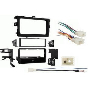 Harmony Audio HA-701761 Compatible with Toyota Corolla 2009-2011 Factory Stereo to Aftermarket Radio Harness and 99-8223 Single DIN Installation Dash Kit