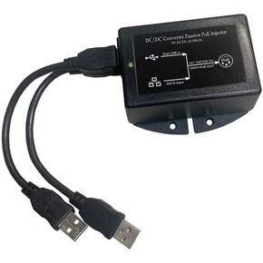 TP-DCDC-2USB-48-مدخلات USB مزدوجة ، 48 فولت إخراج POE السلبي ، 12W