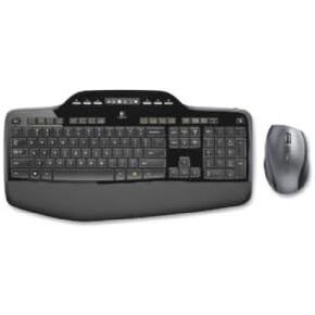 Logitech MK710 Wireless Desktop LCD Display Keyboard & Sculpted Mouse w/HYPER-FAST Scrolling USB