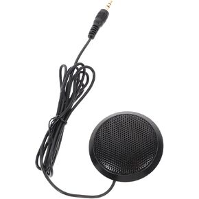 Omnidirectional Microphone with Noise Reduction for Laptop Compact Conferences Streaming and Voice Chats Sound Pickup Easy to Use