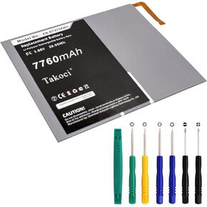 استبدال البطارية المتوافقة مع EB-BT875ABY ، GH43-05028A GALAXY TAB S7 11.0 ، GALAXY TAB S7 5G UW 11.0 ، SM-T870 ، SM-T875N 3.86V/7760MAH