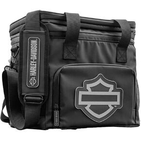 Harley-Davidson Open Bar & Shield Soft Cooler - Leak-Proof Body & Zippers