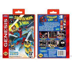 Spider-Man and the X-Men: Arcade's Revenge | (SGR) Sega Genesis - Game Case Only - No Game