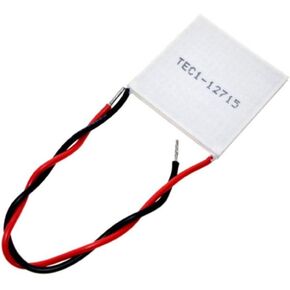 Highmoor 2 pcs TEC1-12715 Heatsink Thermoelectric Cooler Cooling Peltier Plate Module 12V TEC1-12715