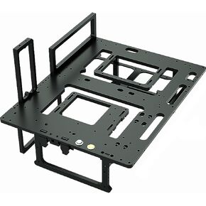 PC BECK AIR FRAME CASTER ATX ATX COMPUTY ، حامل رف قابل للتكديس ، حامل للتكديس ، حافظة الألومنيوم ، يدعم هيكل اللوحات الأم ITX/MATX/ATX