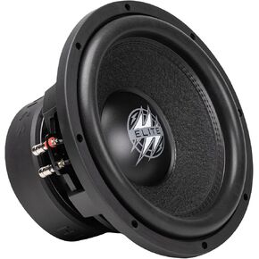 Hifonics Elite 12 Inch Car Mount Subwoofer with Dual 4 Ohm Voice Coil Speaker 1600 Watt Peak Power Mobile Amplifier System, Black