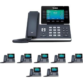 Business Phone System 'Mission Machines' Y300C: Includes Yealink T54W Phones + 'Mission Machines' Cloud Server + Free 3-Months of 'Mission Machines' Cloud Phone Service (4 Phone Bundle)