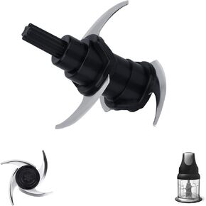 Blades Replacement For Ninja 16-Ounce Food Chopper Express Chop Blade - Replacement Blades Compatible with Ninja NJ100 NJ110GR NJ100WM For Ninja Express Chopper 4 Point Blender Attachment Accessories