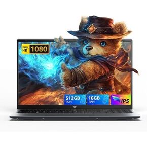 Acemagic 2025 محمول ، 15.6in Windows 11 كمبيوتر محمول مع رباعي Core-12th Alder Lake N97 (حتى 3.6 جيجا هرتز) ، و 16 جيجابايت DDR4 512GB محرك الأقراص الثابت