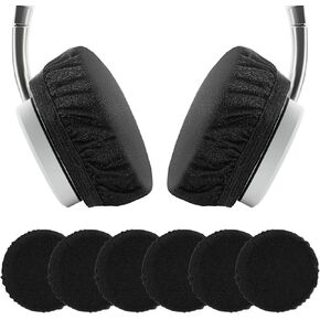 3Pairs Headphone Ear Covers, Sweat Mesh Headphone Cover for Ears, Washable Headphones Earpads, Stretchable Headphones Ear Cover Replacement for Gym Libraries Studying Gaming Aviation Racing