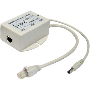 Poe-SPLT-4812G-محول Gigabit Poe/الجهد ، إدخال 48V 802.3AT ، 12VDC وإخراج البيانات ، 25W