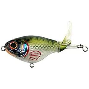 Whopper Popper 75mm 17g Topwater Rotating Wobbler Crankbait Lure - Choose Color in Saudi Arabia