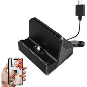 LIZVIE Wireless 2K Hidden Camera USB-C Phone Charger Dock, 160° Wide-Angle Motion Detection Night Vision for Home/Office/Baby/Pets/Elderly Parents Security.