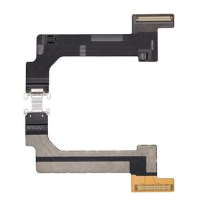 Replacement for iPad 10 2022 (10th Generation) A2757 USB Charger Charging Port Dock Connector Flex Cable for iPad 10th Gen 10.9 Inch (Cellular 4G Version) USA (Silver)