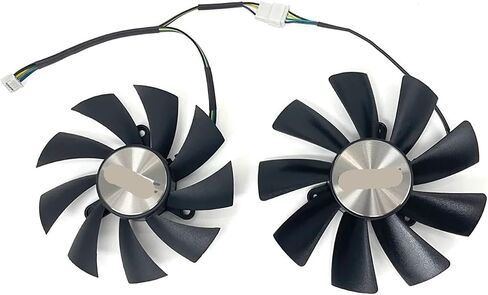 100mm GAA8S2H GAA8S2U 87mm GA92S2H Dual Graphics Card Cooler Fan(Black B-Fan) in Saudi Arabia