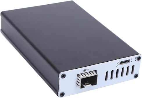 25G Thunderbolt 3 إلى SFP 25 Gigabit Ethernet Adapter ، لـ Thunderbolt 3 to RJ45 محول شبكة ، لاتصالات الشبكة عالية السرعة ، متوافق مع Thunderbolt 3 4 USB4 (Dual in Kuwait