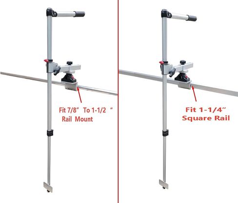 Brocraft Telescopic Transducer Pole for Square Mount/Rail Mount/Telescopic Transducer Pole Transducer Mount/Universal Live Sonar Transducer Mount/Livescope Mount in Saudi Arabia