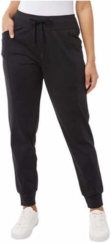 32 Degrees Ladies' Tech Fleece Jogger (Morning Fig, Large) in Saudi Arabia