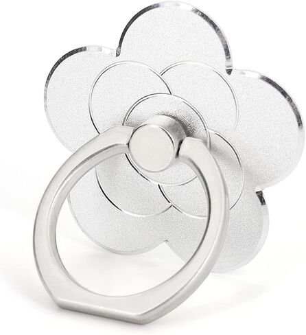 LaMignonne Cell Phone Ring Holder Flower Finger Ring Grip Stand 360° Rotation 180° Flip Universal Kickstand Compatible with All Smartphones (Rose Gold) in Kuwait