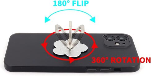 LaMignonne Cell Phone Ring Holder Flower Finger Ring Grip Stand 360° Rotation 180° Flip Universal Kickstand Compatible with All Smartphones (Rose Gold) in Kuwait