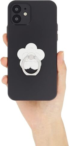 LaMignonne Cell Phone Ring Holder Flower Finger Ring Grip Stand 360° Rotation 180° Flip Universal Kickstand Compatible with All Smartphones (Rose Gold) in Kuwait