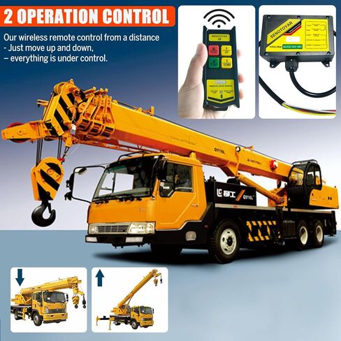 التحكم اللاسلكي Crane Remote Control 12-36V Dump Dump Trailer Wireless Accessories Wireless Winch Controller Up-Down Station in Kuwait