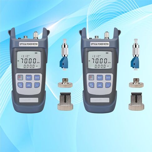 Fiber Optic Tester 3 in 1 Function Portable Optical Power Meter (FC/SC/ST) & 10mw VFL Visual Fault Locator & LED Lighting, OPM & VFL Fiber Optic Tester, Range: (-70) dBm ~ (+10) dBm in Saudi Arabia