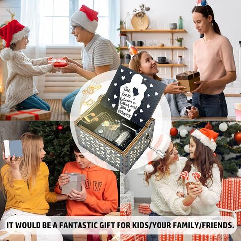 صندوق موسيقى خشبي - صندوق موسيقى You are My Sunshine، من الابن إلى الأم - مجموعة واحدة in Kuwait